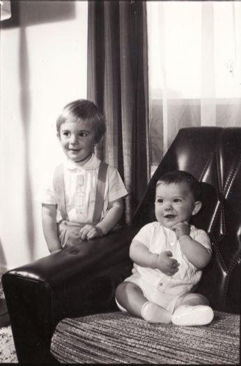 Two young children