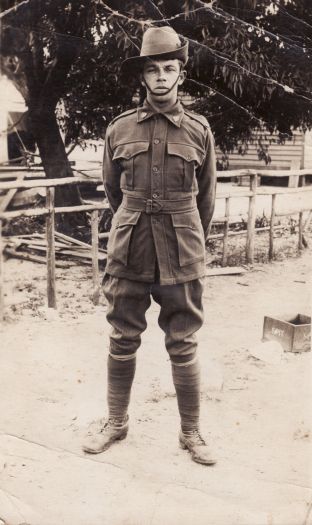 Maurice in army uniform