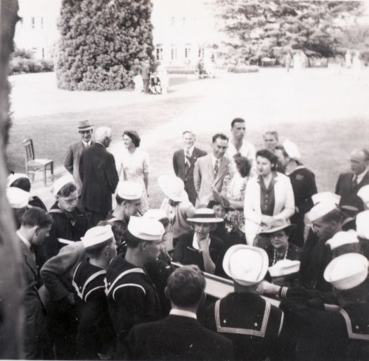 Group of young sailors at Government House