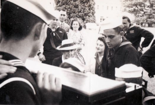 Group of young sailors at Government House