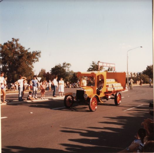 Canberra Day Parade, London Cct (near YWCA) - delivery van