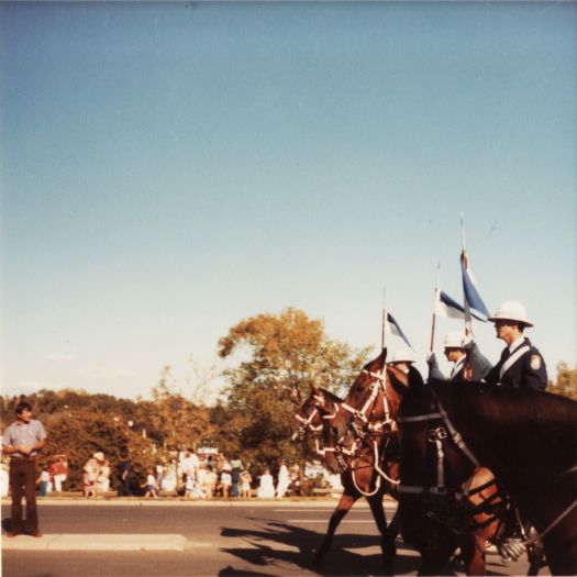 Canberra Day Parade, London Cct (near YWCA) - Mounted Police