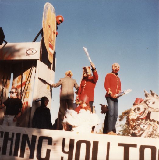 Canberra Day Parade, London Circuit (near YWCA) - 'Lil Brother is watching you'