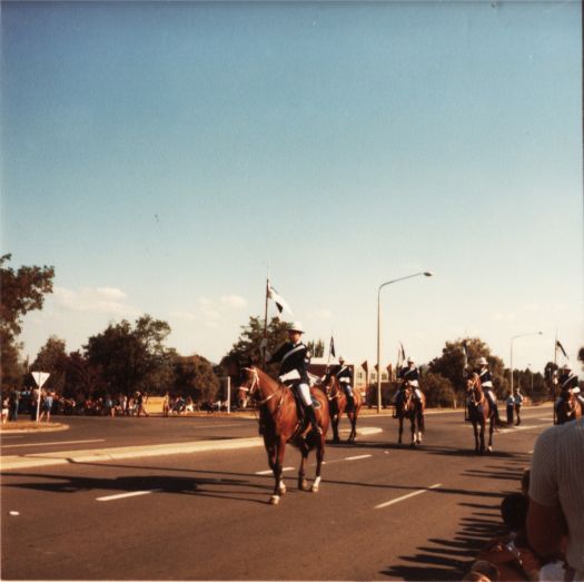 Canberra Day Parade, London Cct (near YWCA) - Mounted Police