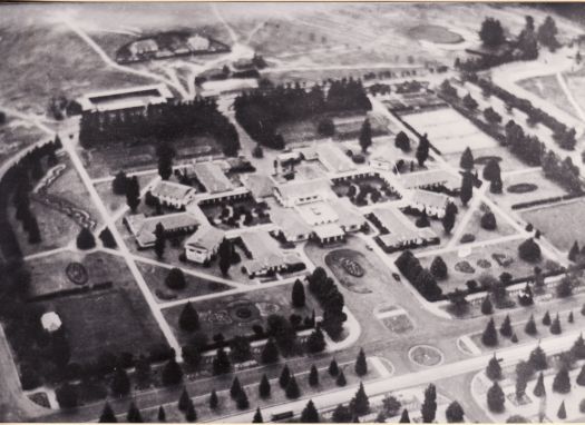 Hotel Canberra from the air