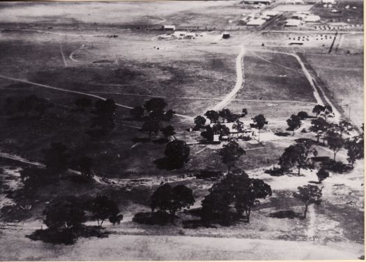 Aerial shot of unknown site