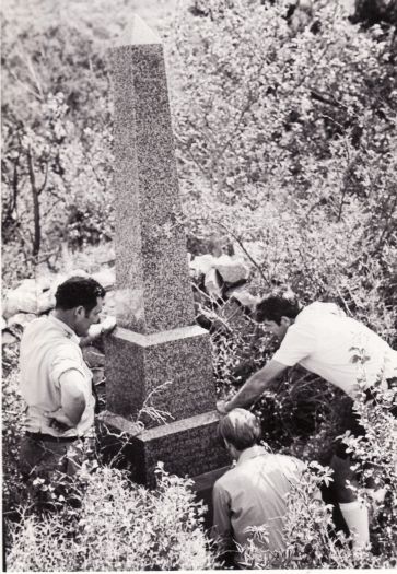 Headstone at Cuppacumbalong Cemetery