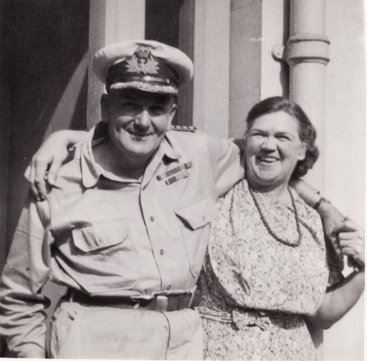 Captain RC Garcia of the US Army and Mrs Garcia