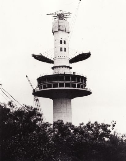 Black Mountain Tower under construction