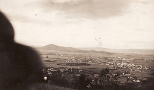 View from Red Hill towards Mt Ainslie, showing Collins Park, Forrest.