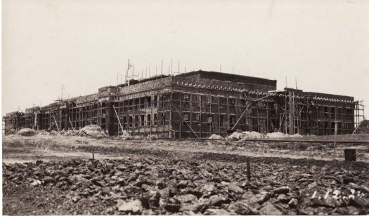 Parliament House under construction