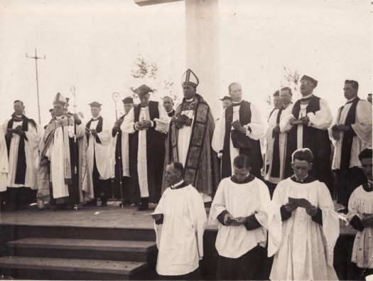 Dedication of Anglican cathedral site on 8 May 1927