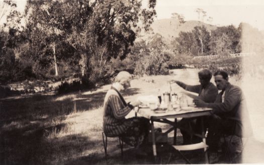 Camp on Cotter River