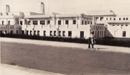 Back view of Parliament House