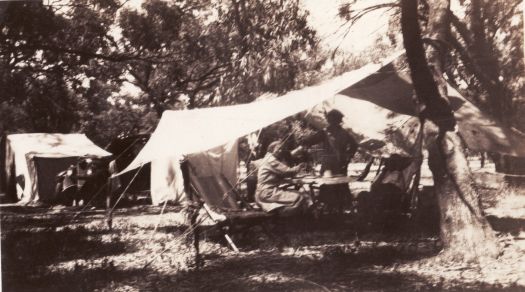 Camp near Edwards River, Deniliquin