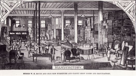 \"Manufactory\" (furniture) taken from the Australian News, 1869-70, supplement