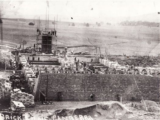 Brickworks under construction