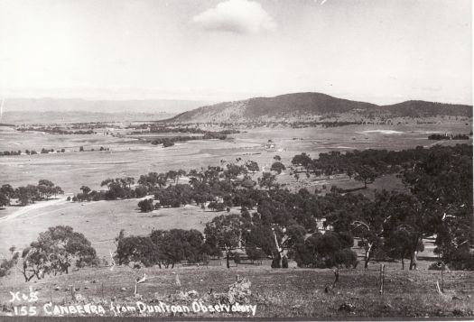 Black Mountain and Canberra from the Duntroon observatory on Mt Pleasant