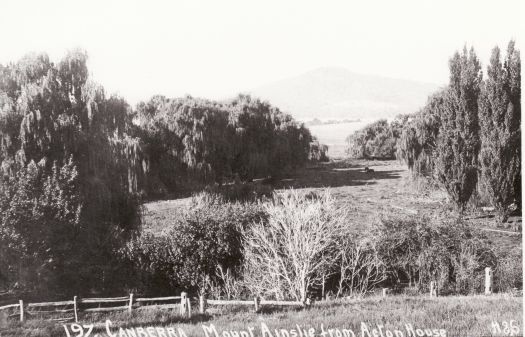 Mt Ainslie from Acton House