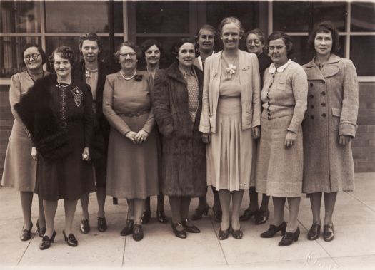 Canberra Hospital Auxiliary - group of eleven women