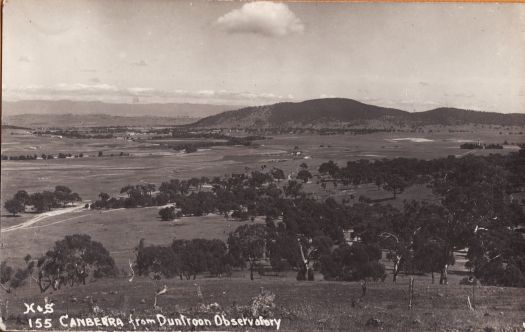 From Duntroon observatory to Canberra 