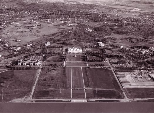 Aerial view of Parliament House