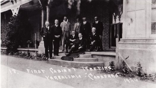 First Cabinet meeting at Yarralumla (also no. 2157)