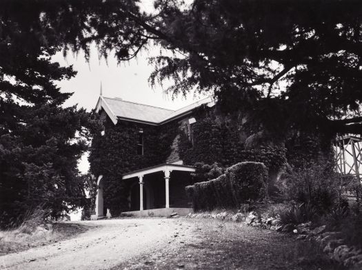 Gungahlin Homestead - showing the driveway up to the front entrance of the Victorian wing built by Edward Kendall Crace in about 1883. The original Georgian homestead was built by the previous owner, William Davis, who also owned Palmerville.