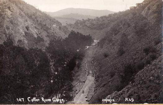 Cotter River Gorge (same as photograph no. 71)