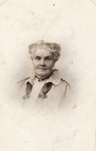 Mrs Kate Crace of Gungahleen (Gungahlin), nee Mort, wife of Edward Kendall Crace. Kate Crace was the daughter of Henry Mort of Sydney and married Edward Kendall Crace in 1871. The couple purchased both Ginninderra and Gungahleen in 1877, which she continued to run after her husband died in 1892. Mrs Crace died in 1926.and is buried in St. John's churchyard in Reid.