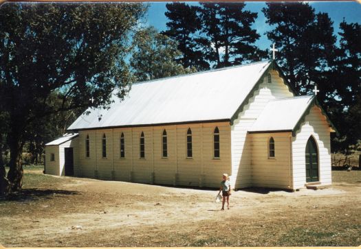 The Sacred Heart Church in Tuggeranong, opened in June 1902. It is the oldest Catholic church still in use in the ACT but is now known as St. Franicis of Assisi and is situated in Casey Crescent Calwell.