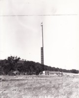 Australian American War Memorial under construction at Russell. Mt Pleasant is in the background.