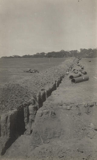 Cotter water supply - pipeline from Stromlo to Red Hill