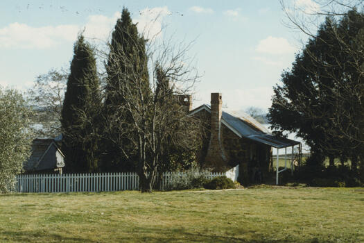 Blundell's Cottage taken from the western side of the building.