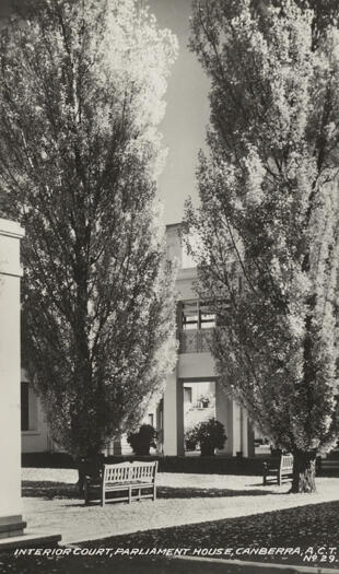 Interior courtyard of Parliament House