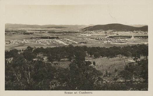 View of Canberra from Mt Ainslie