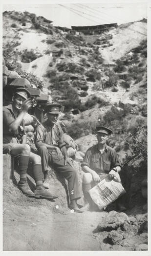 Staff Captain Walter Percy Farr at Gallipoli with General Chauvel and Major Williams.