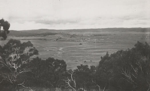 Distant view of Forrest from atop of Red Hill.