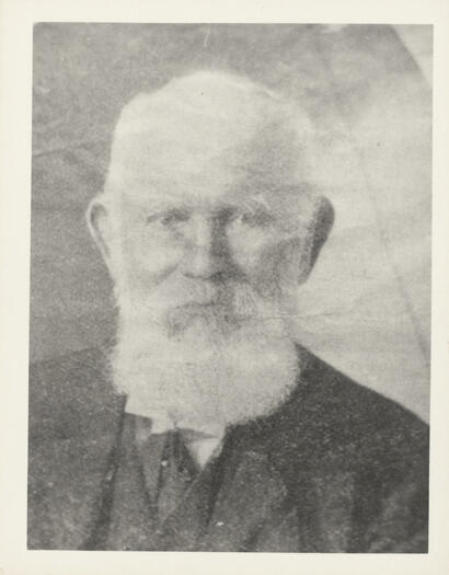 Portrait of John Gale. Gale founded the Queanbeyan Age newspaper and advocated Canberra as site for national capital