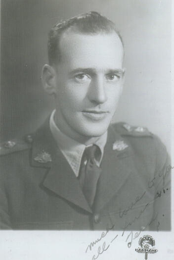 Terence O'Connell during wartime