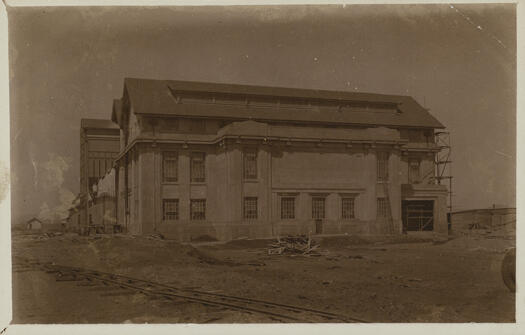 Power House, facing west