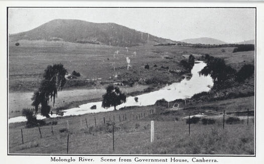 Molonglo River from Government House, Canberra