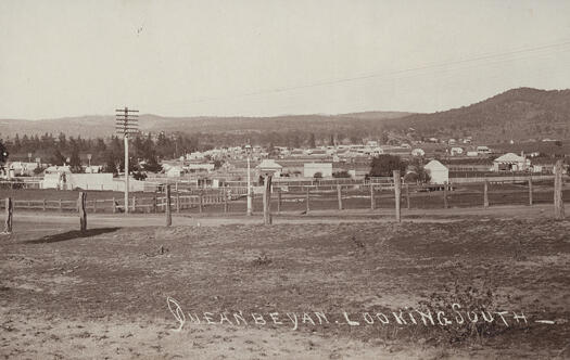 View from Queanbeyan looking south