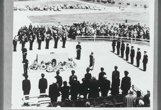 Rememberance Day Ceremony, AWM Forecourt. 