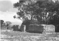Pise hut ruins, Tuggeranong. Probably the remains of David Sullivan's house. The site is now near a small park in Kircaldie Cct, Chisholm.
