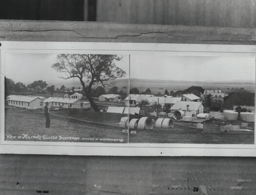 Royal Military College, Duntroon, during construction