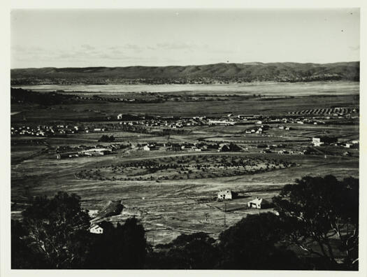 View from Red Hill towards Duntroon. The Power house is in the left of centre.