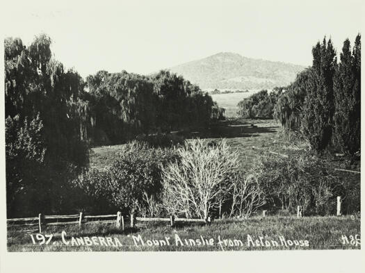 Mt Ainslie from Acton House