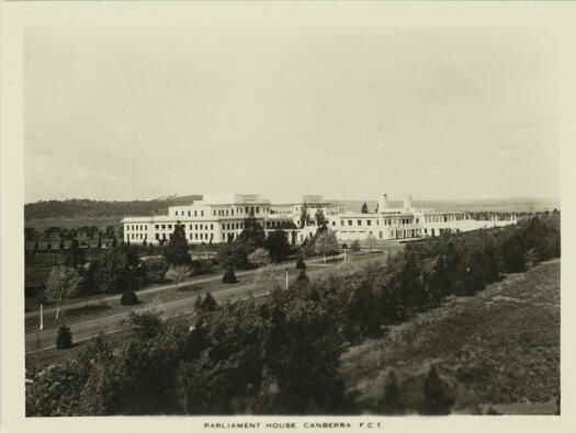 Rear view of Parliament House 