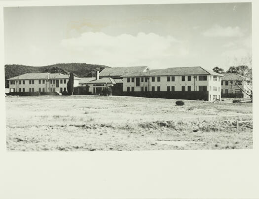 A front view of the Hotel Acton.